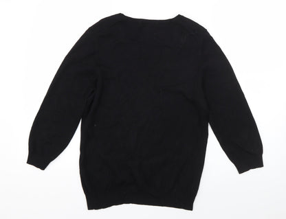 Womens UK Size 12 Marks and Spencer Black Pullover Jumper