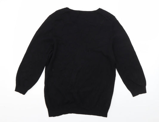 Womens UK Size 12 Marks and Spencer Black Pullover Jumper
