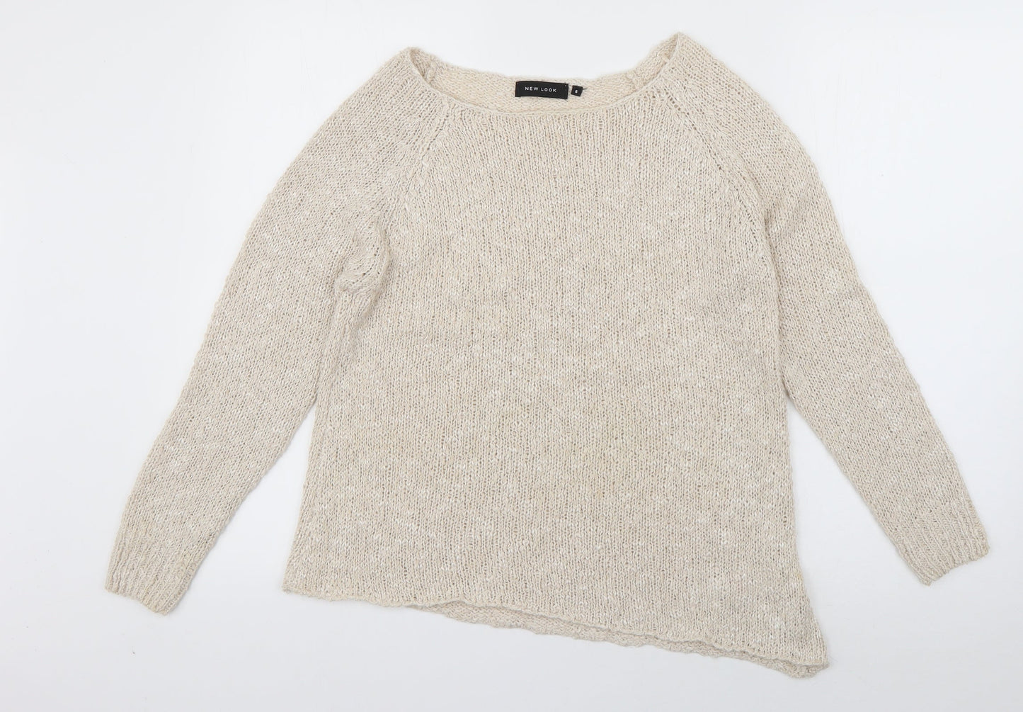 Womens UK Size 6 New Look Ivory Pullover Jumper