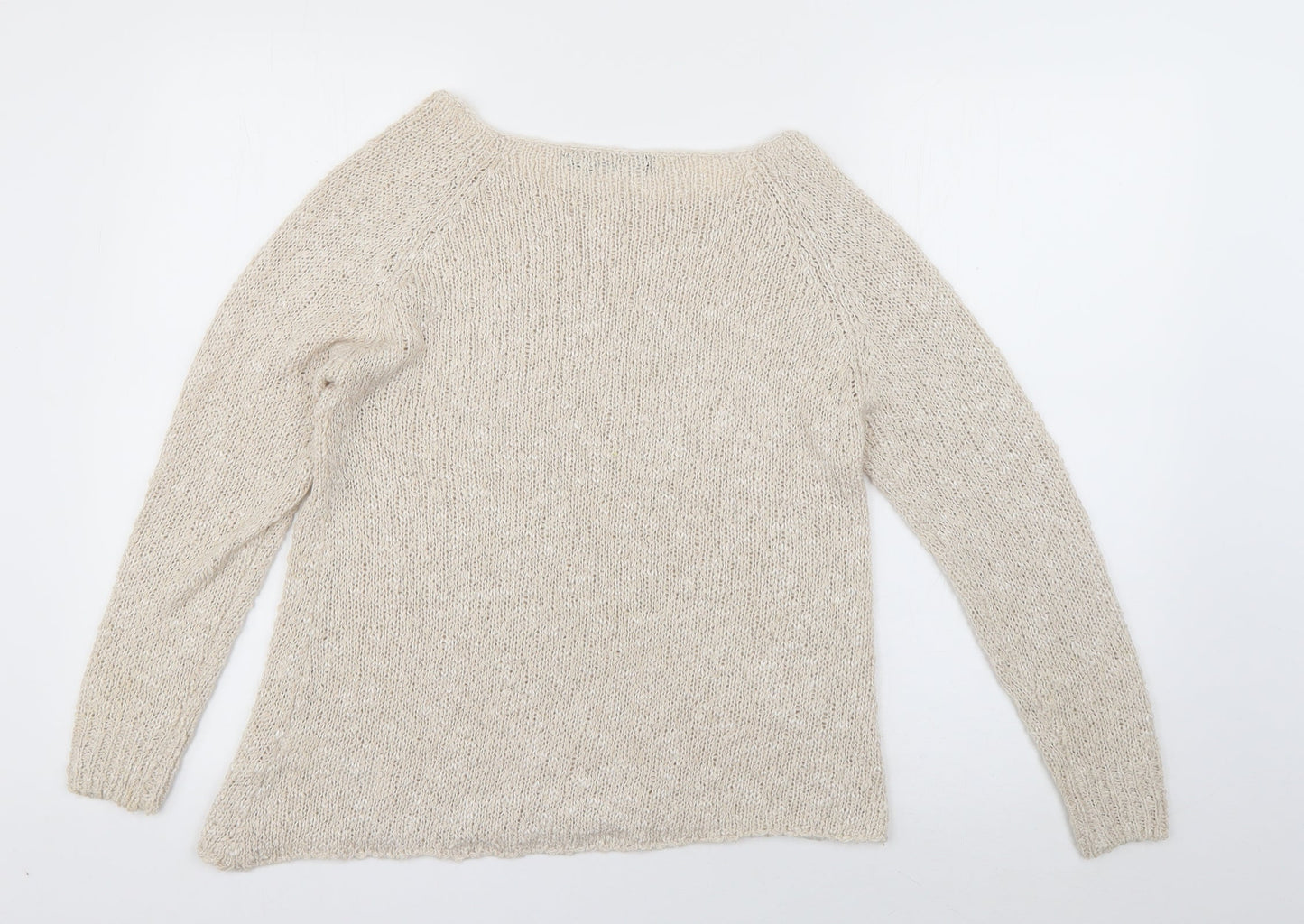 Womens UK Size 6 New Look Ivory Pullover Jumper