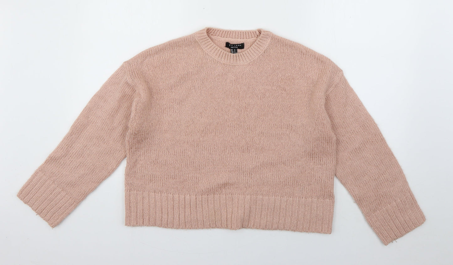 Womens UK Size S New Look Pink Pullover Jumper