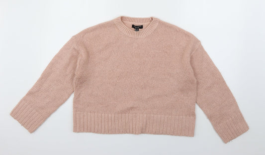 Womens UK Size S New Look Pink Pullover Jumper