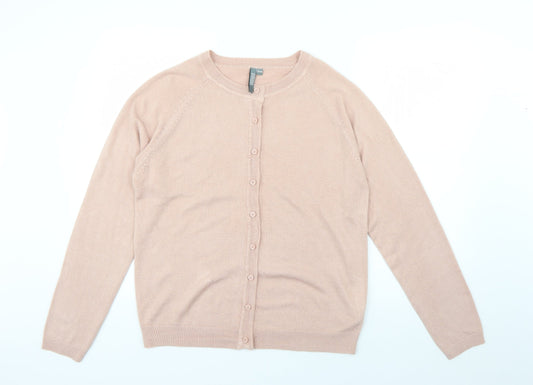 Womens UK Size 12 Originals Pink Cardigan Jumper