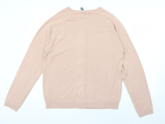 Womens UK Size 12 Originals Pink Cardigan Jumper