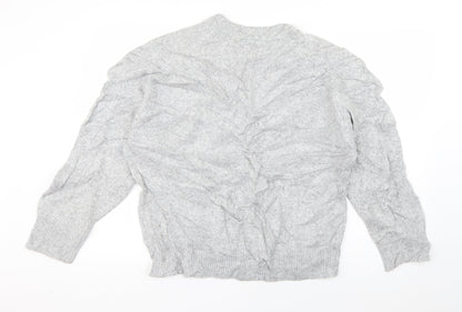 Womens UK Size S Zara Grey Pullover Jumper