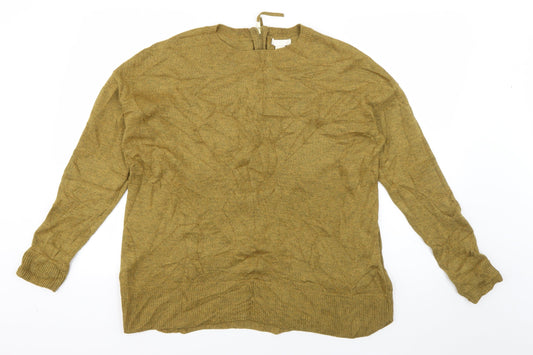 Womens UK Size M H&M Green Pullover Jumper