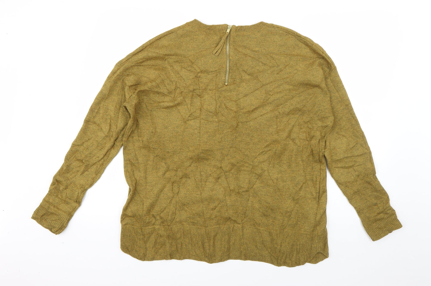 Womens UK Size M H&M Green Pullover Jumper