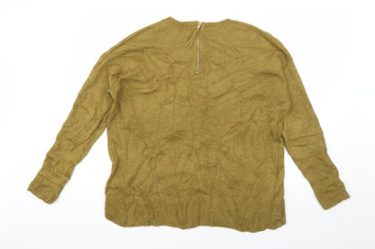 Womens UK Size M H&M Green Pullover Jumper