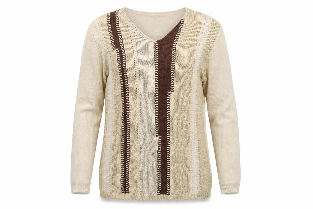 Womens UK Size 10 Preworn Ivory Pullover Jumper
