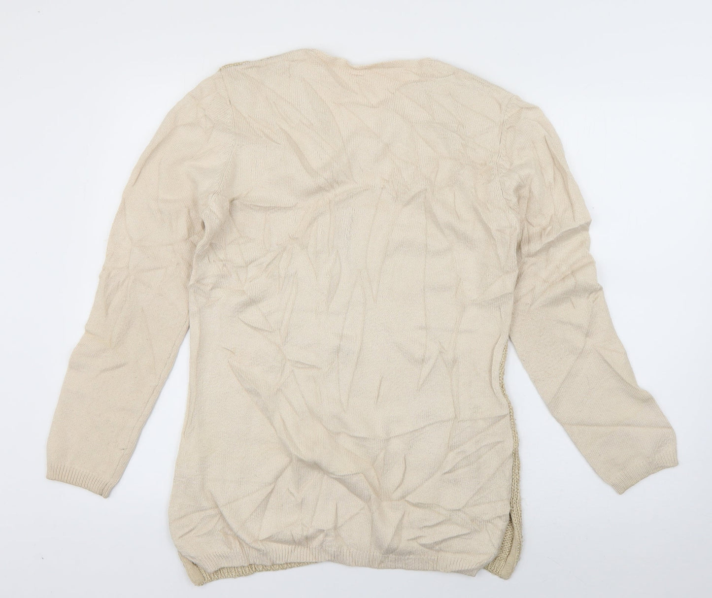 Womens UK Size 10 Preworn Ivory Pullover Jumper