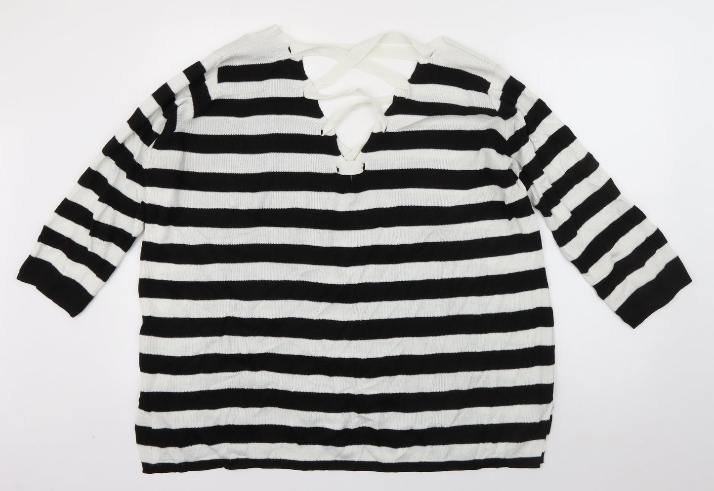 Womens UK Size 12 Amaryllis White Pullover Jumper