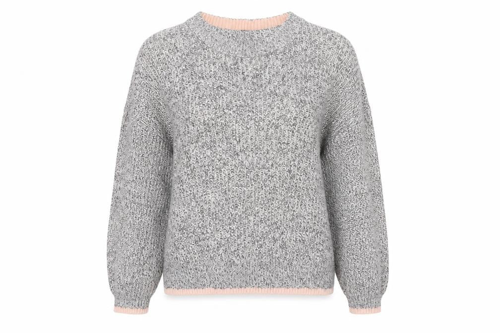 Womens UK Size 16 Topshop Grey Pullover Jumper