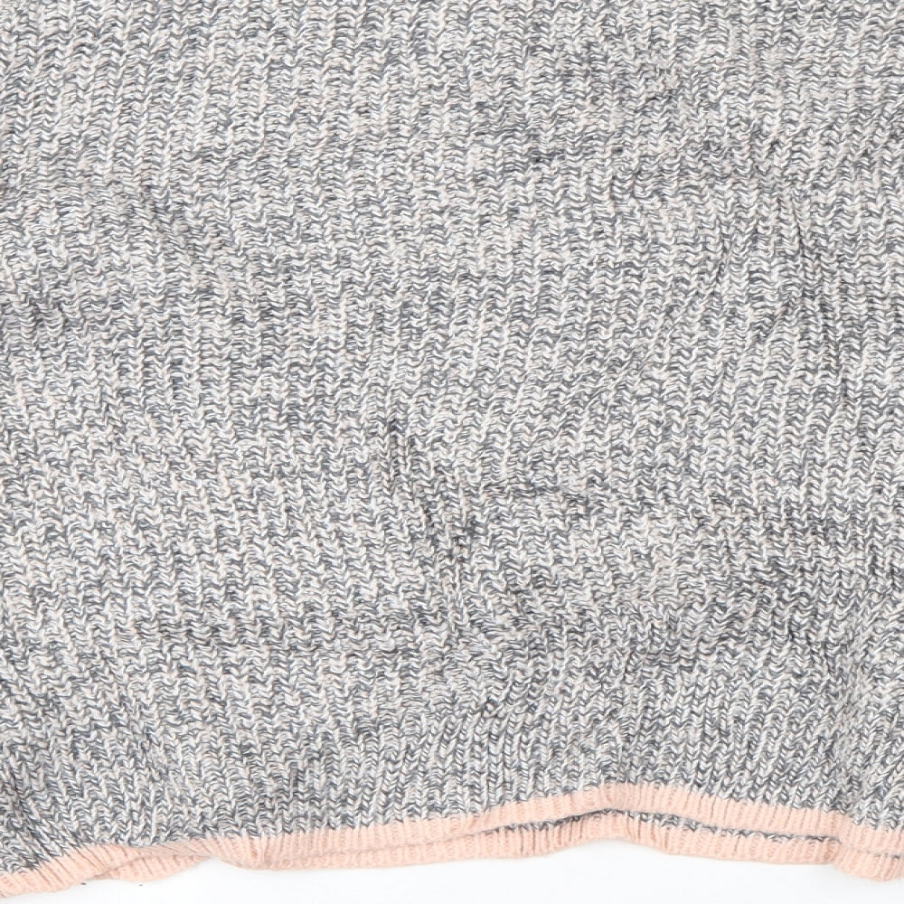 Womens UK Size 16 Topshop Grey Pullover Jumper