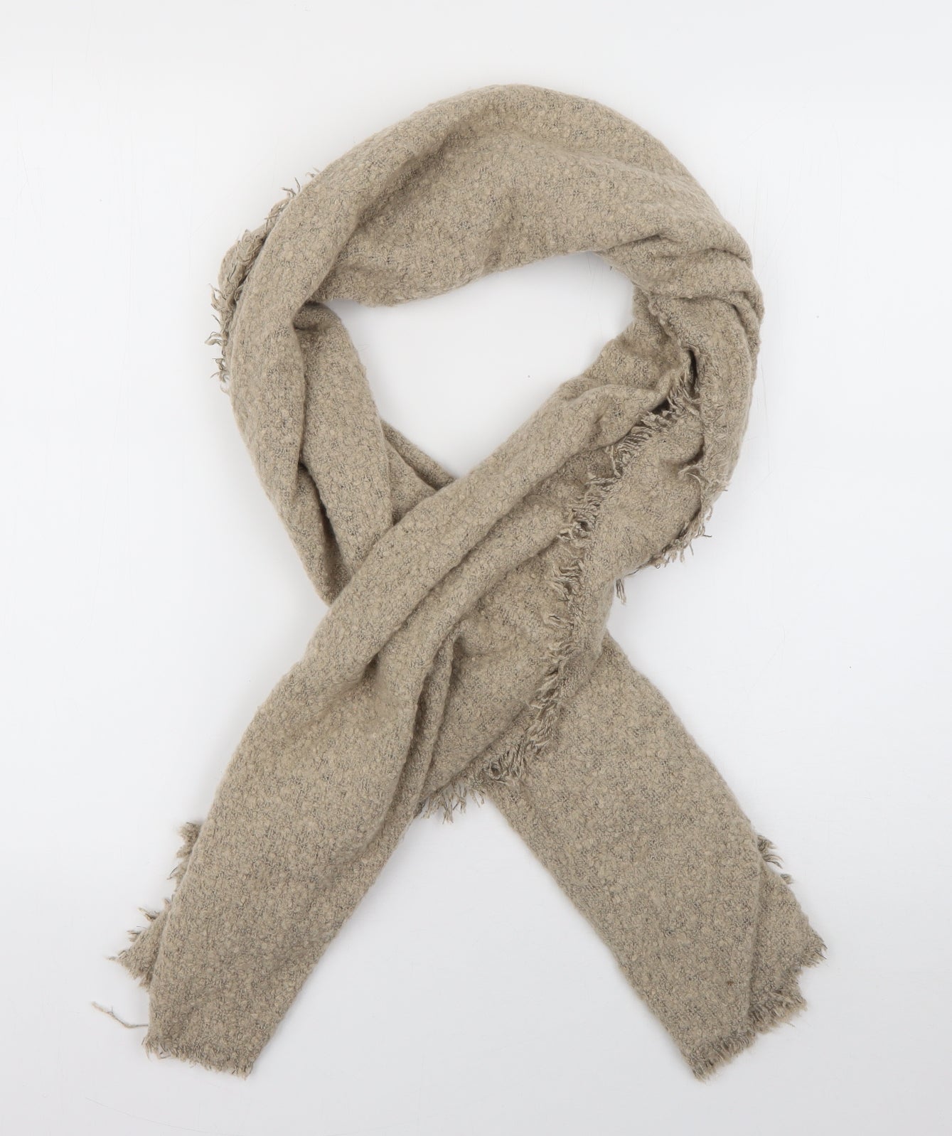 Preworn Womens Brown  Acrylic  Scarf