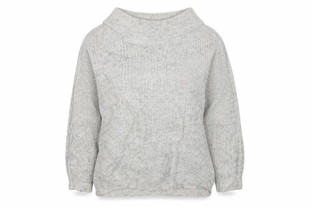 Womens UK Size M New Look Grey Pullover Jumper