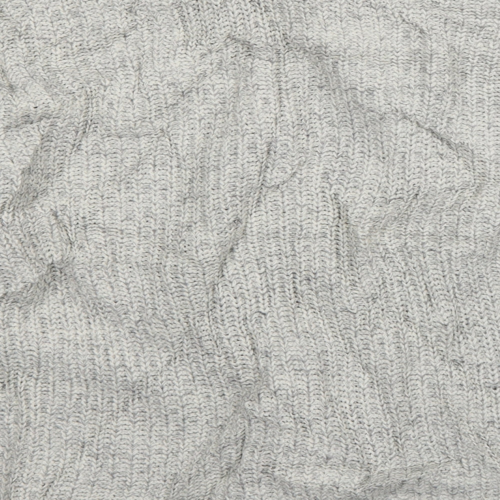 Womens UK Size M New Look Grey Pullover Jumper