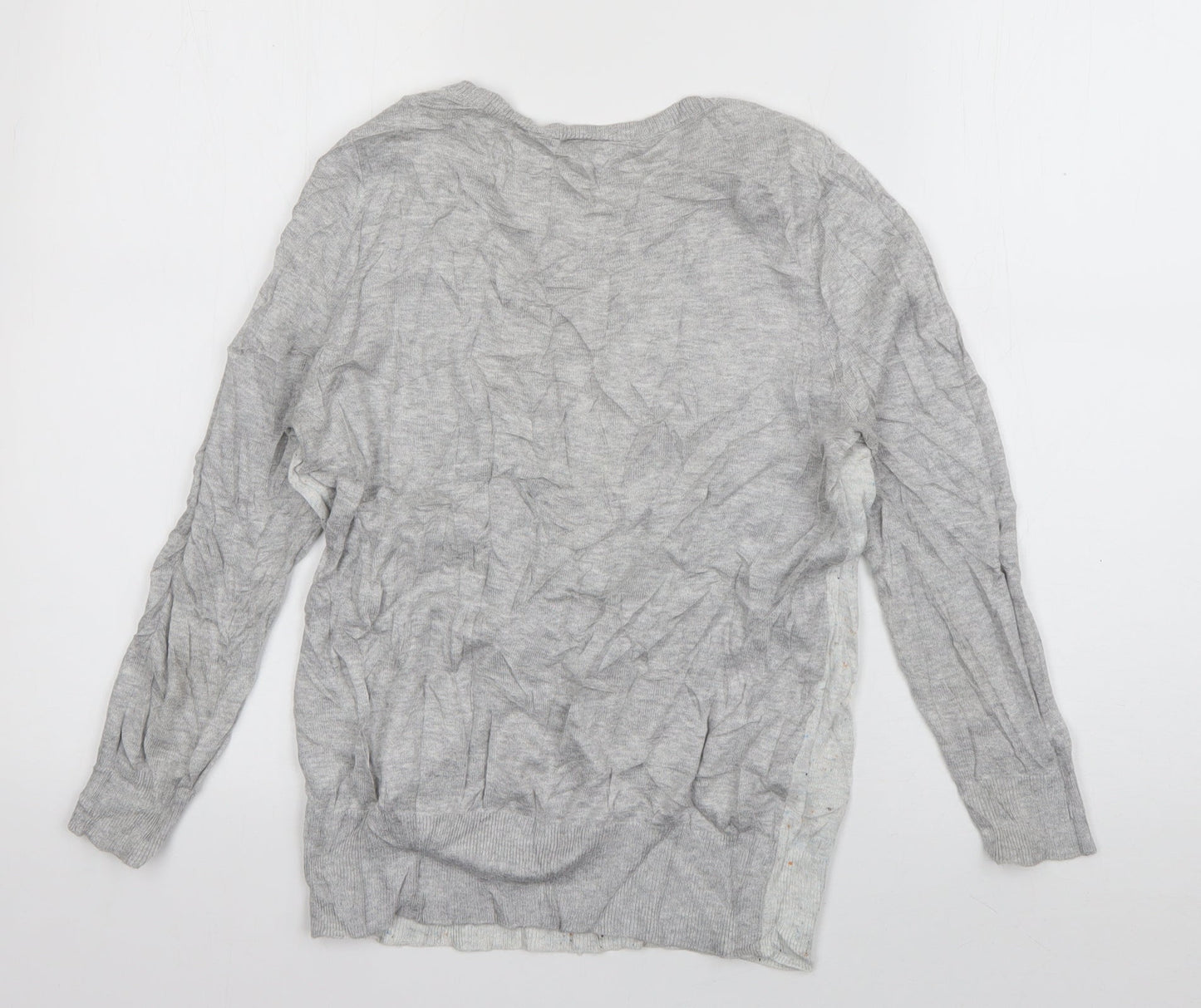 Womens UK Size 10 Warehouse Grey Pullover Jumper