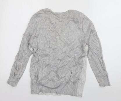 Womens UK Size 10 Warehouse Grey Pullover Jumper