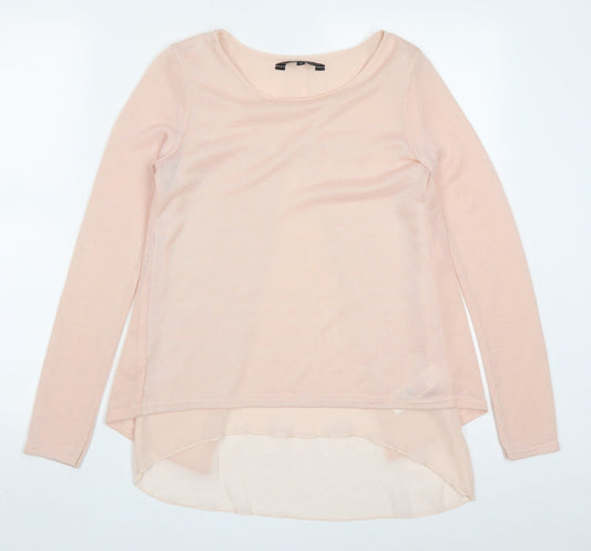 Womens UK Size S New Look Pink Pullover Jumper