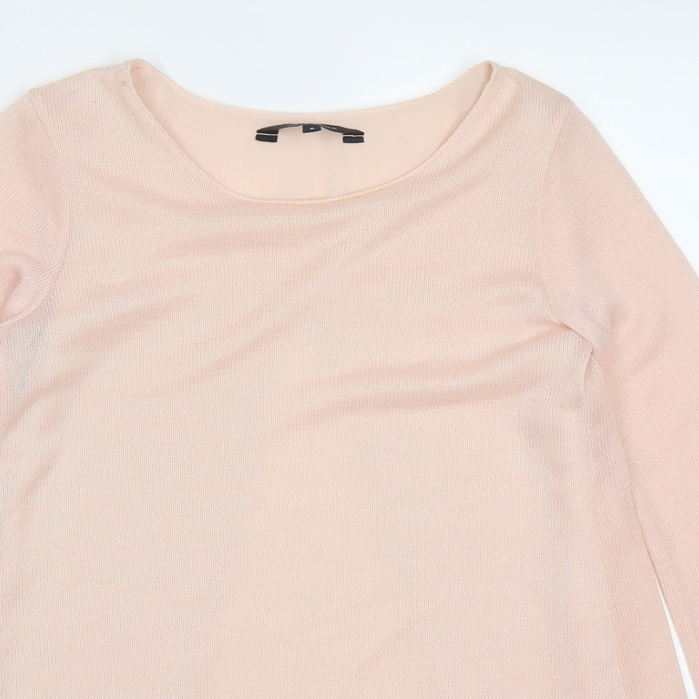 Womens UK Size S New Look Pink Pullover Jumper