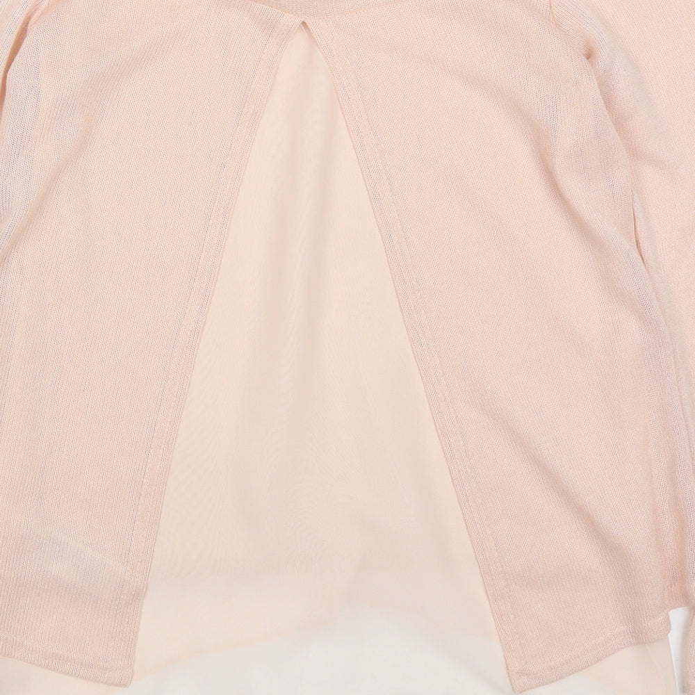 Womens UK Size S New Look Pink Pullover Jumper