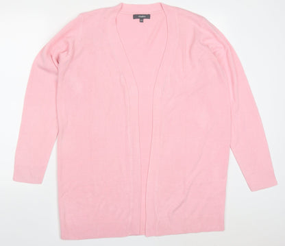 Womens UK Size 12 Studio Pink Cardigan Jumper