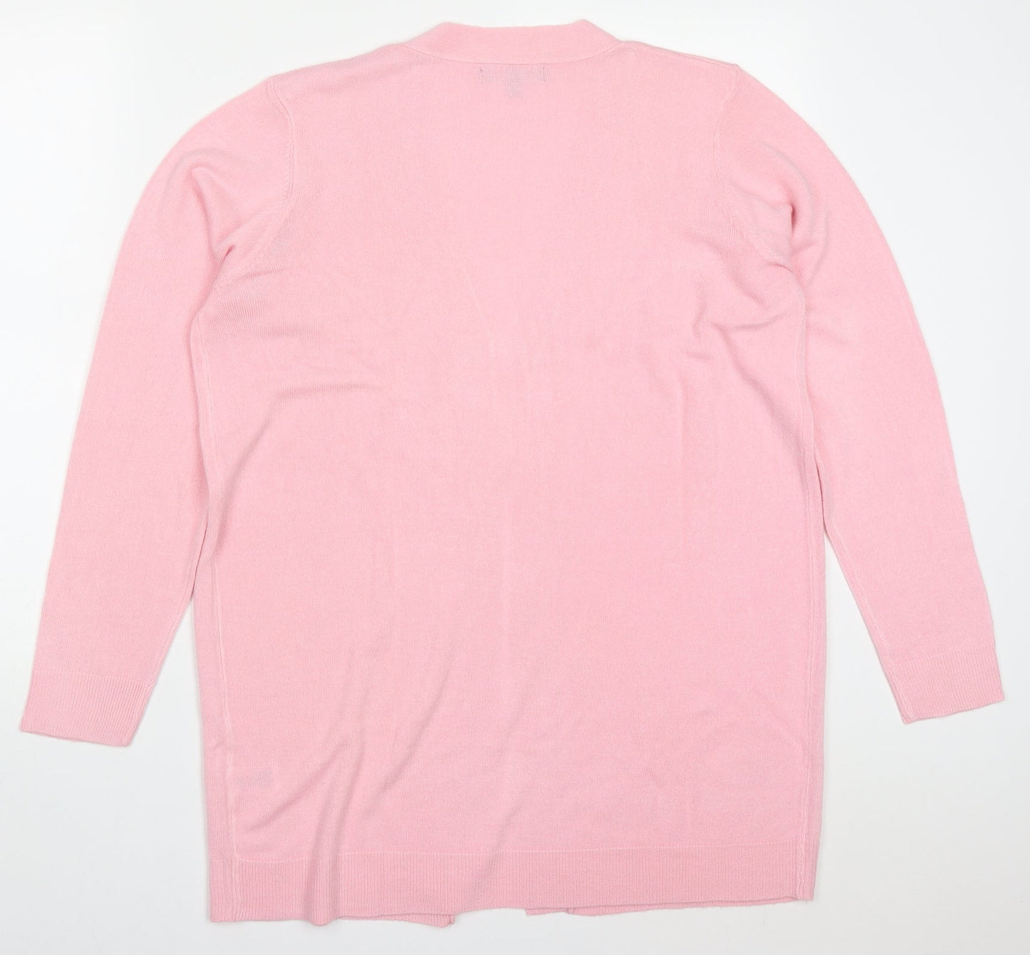 Womens UK Size 12 Studio Pink Cardigan Jumper
