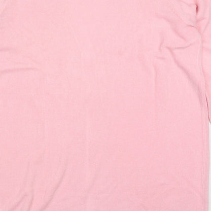 Womens UK Size 12 Studio Pink Cardigan Jumper