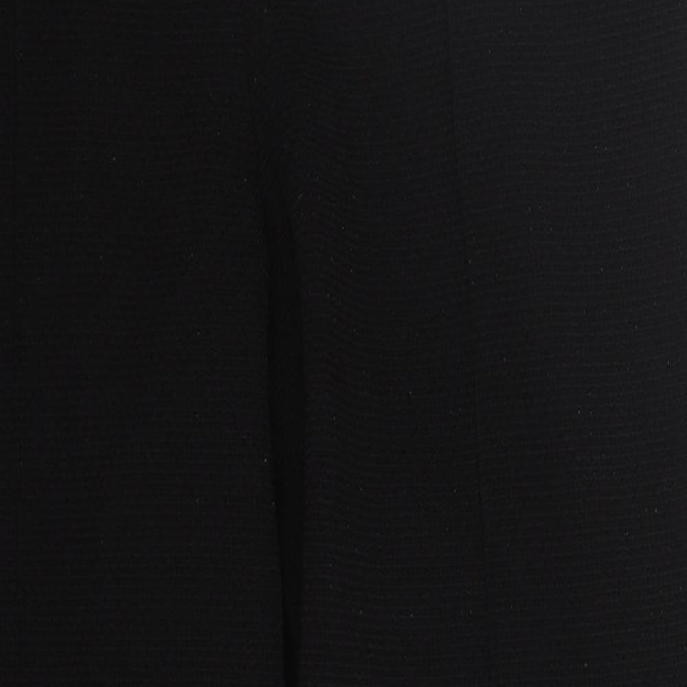 Womens UK Size 12 Papaya Regular Fit  Black Trousers