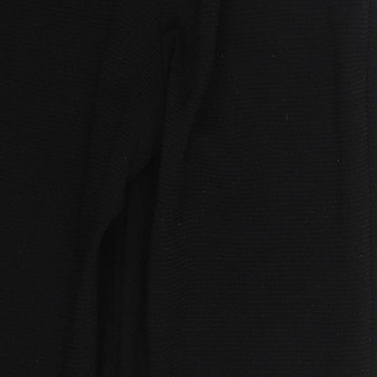 Womens UK Size 12 Papaya Regular Fit  Black Trousers