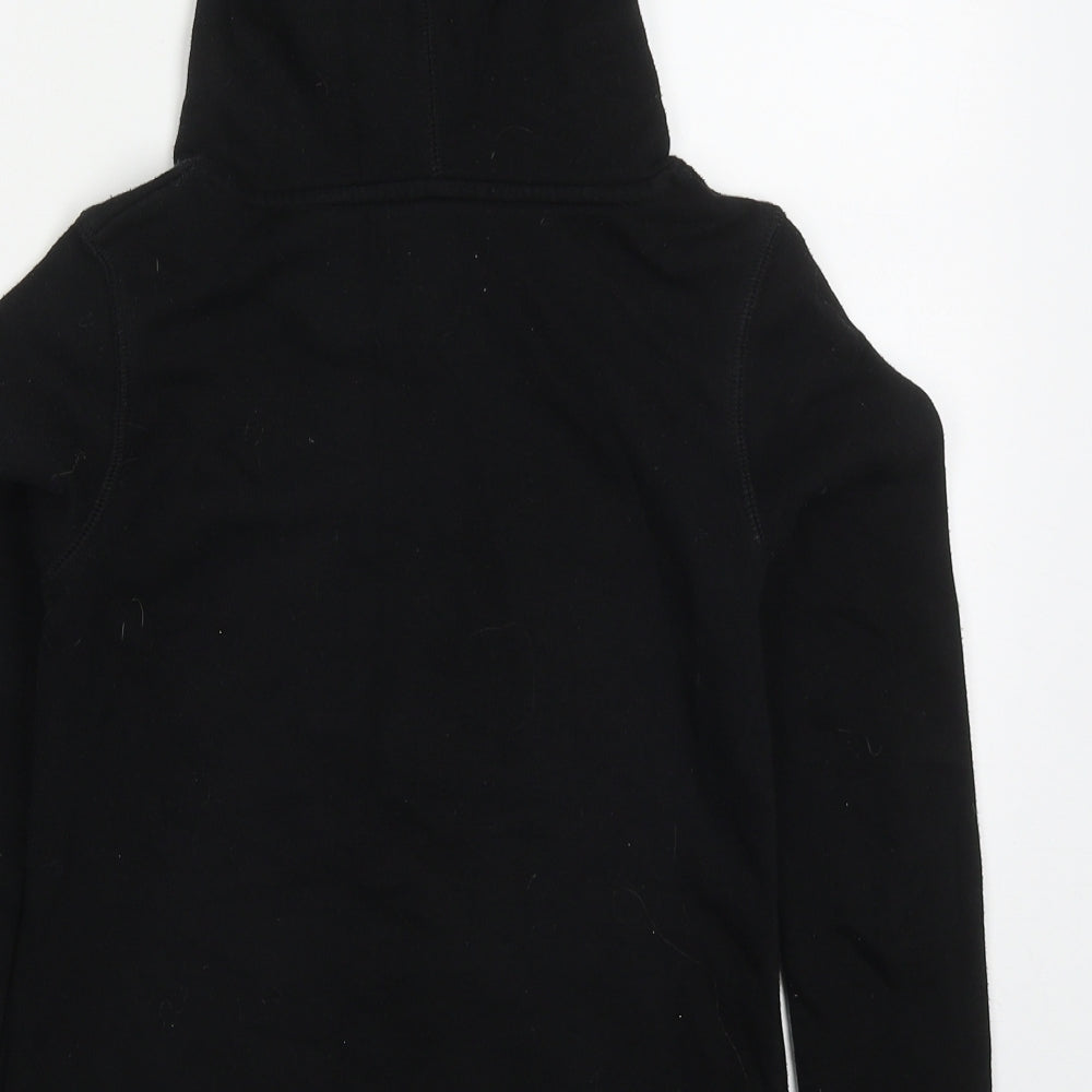 H&M Girls Black  Cotton Pullover Hoodie Size 11-12 Years  Pullover - Backwards New York City