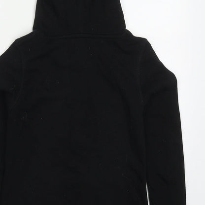 H&M Girls Black  Cotton Pullover Hoodie Size 11-12 Years  Pullover - Backwards New York City