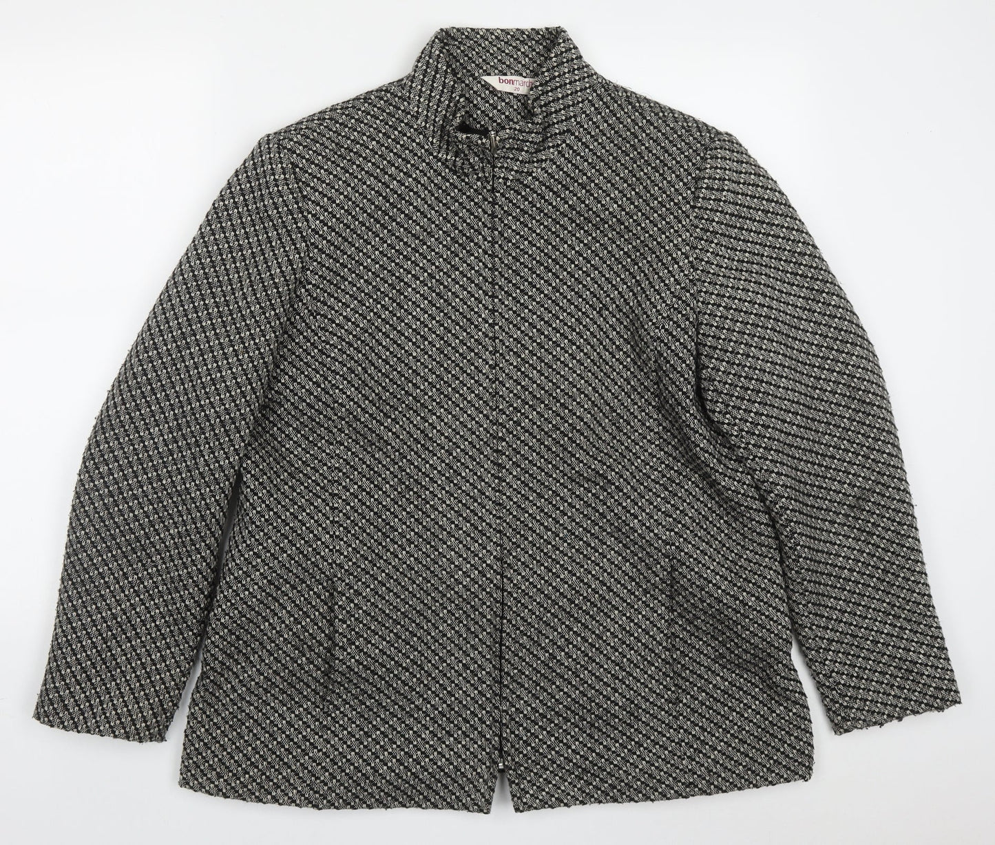 Womens UK Size 20 Bonmarché Grey Jacket