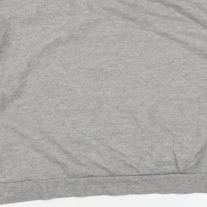 915 Generation Girls Grey  Cotton Pullover Sweatshirt Size 14-15 Years   - Cropepd