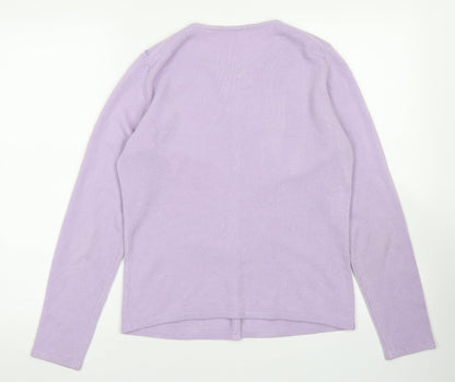 Womens UK Size 12 Marks & Spencer Purple Cardigan Jumper