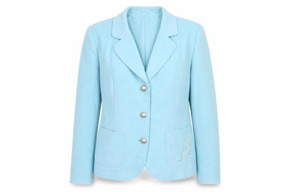 Womens UK Size 14 Gelco Regular Blue Blazer