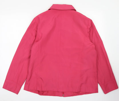 Womens UK Size M BM Pink Overcoat