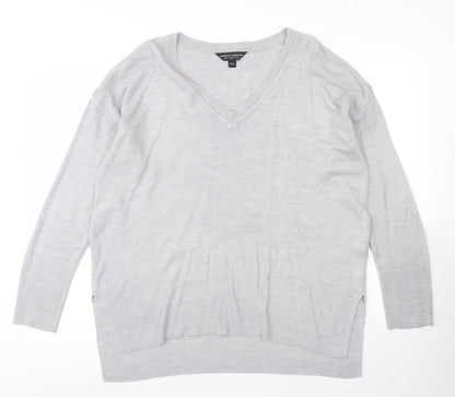 Womens UK Size 14 Dorothy Perkins Grey Pullover Jumper
