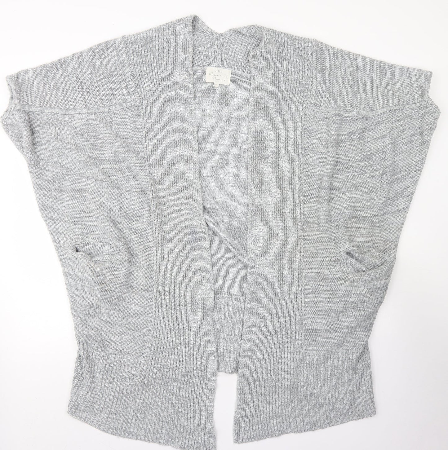 Womens UK Size M NEXT Grey Cardigan Jumper