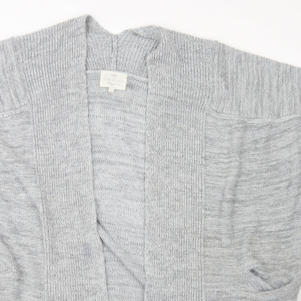 Womens UK Size M NEXT Grey Cardigan Jumper