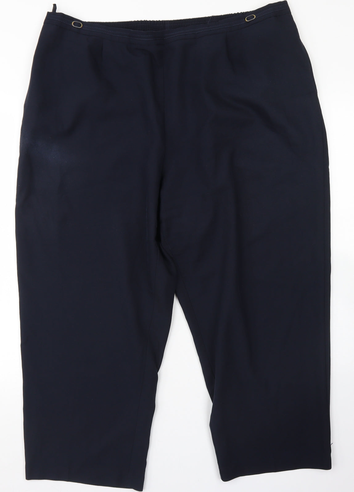 Bonmarché Womens Blue  Polyester Dress Pants Trousers Size 24 L22 in Regular