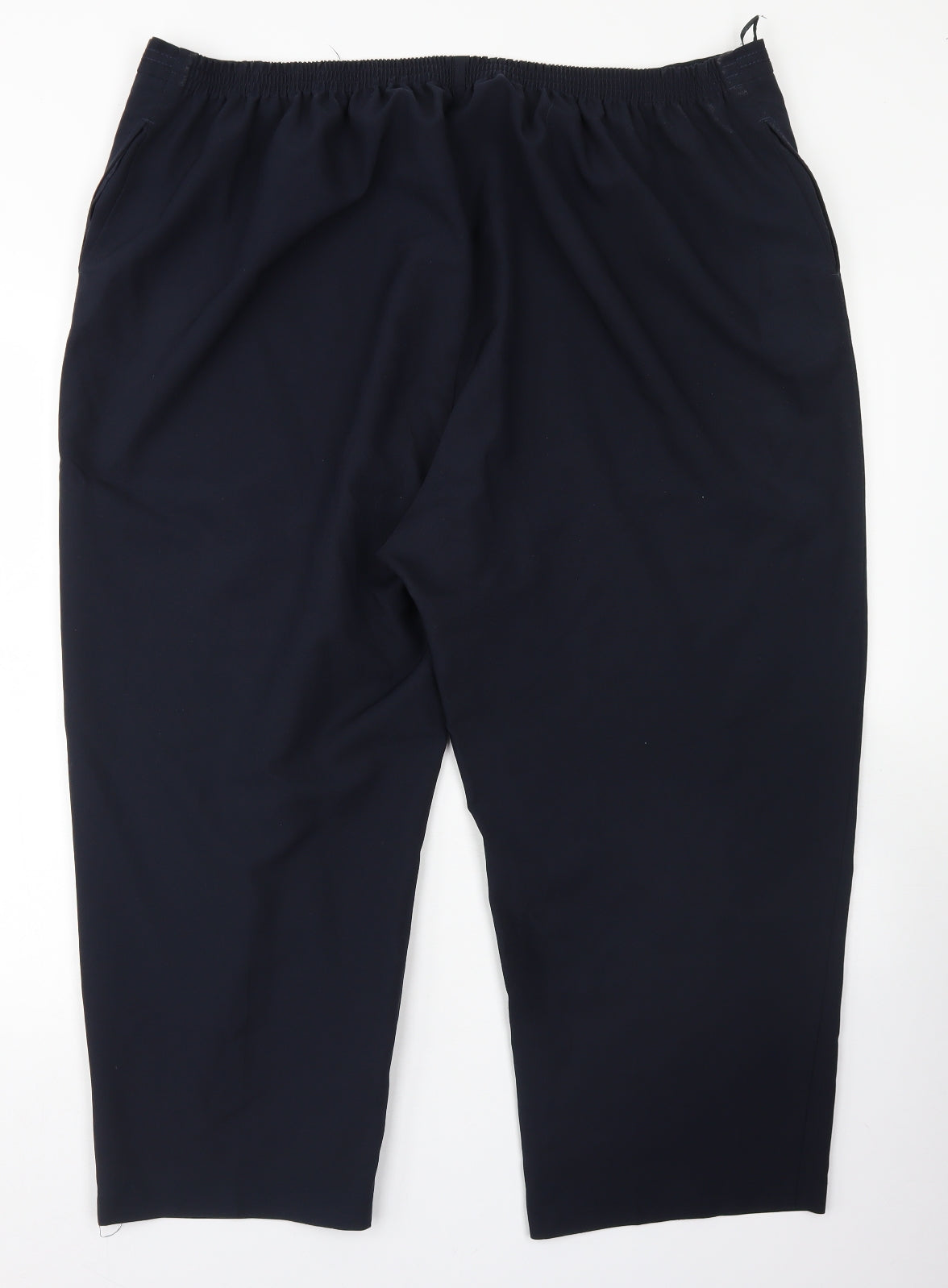 Bonmarché Womens Blue  Polyester Dress Pants Trousers Size 24 L22 in Regular