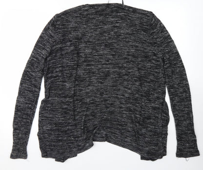 Womens UK Size M Atmosphere Black Cape Jumper