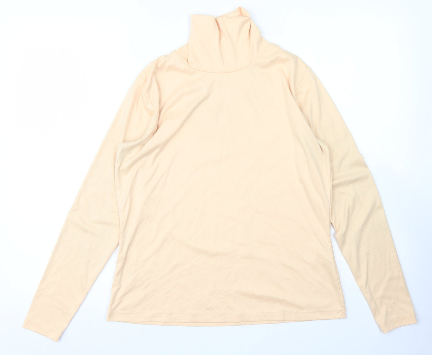 Womens UK Size 12 Green Lamb Orange Basic T-Shirt