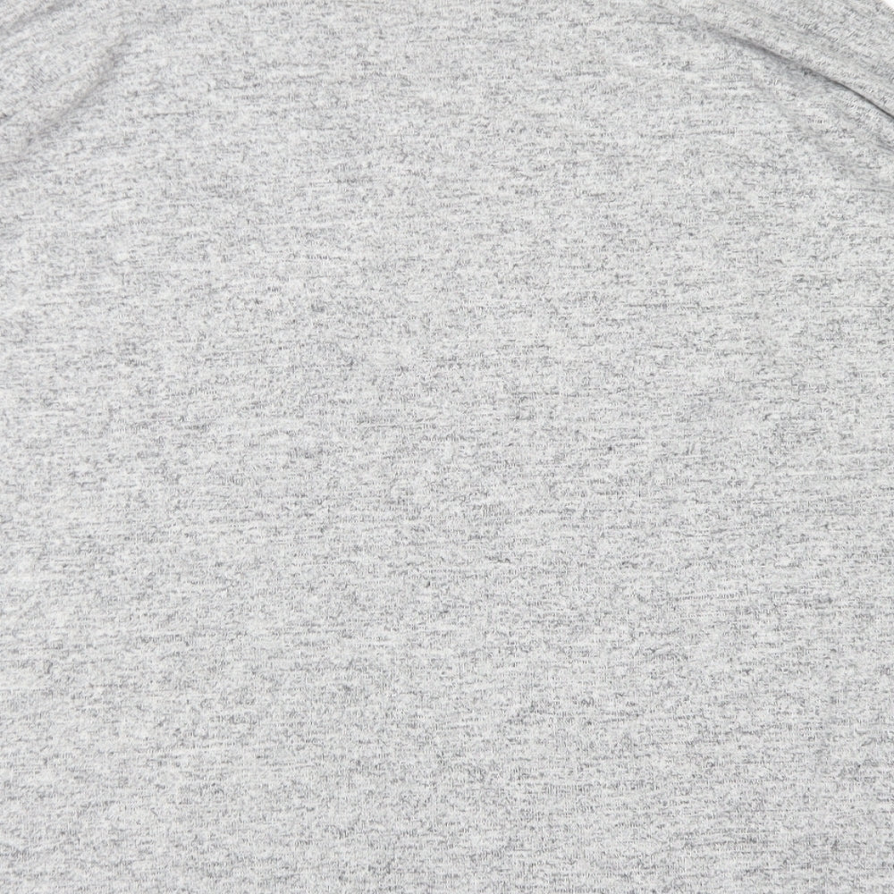 Womens UK Size 12 Select Grey Basic T-Shirt