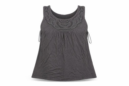 Womens UK Size 10 Monsoon Grey Basic Tank