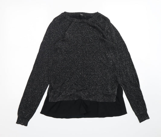Womens UK Size 6 NEXT Black Pullover Jumper