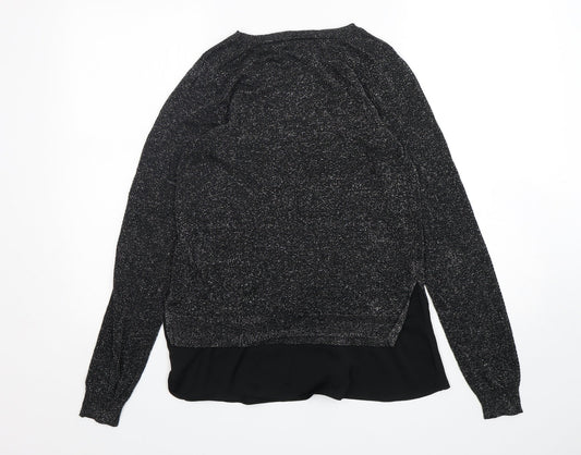 Womens UK Size 6 NEXT Black Pullover Jumper