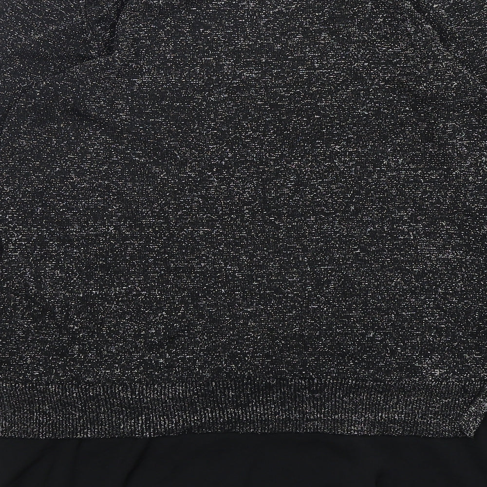 Womens UK Size 6 NEXT Black Pullover Jumper