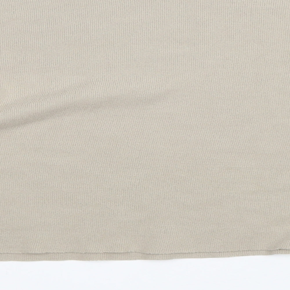 Zara Womens Green  Acrylic Pullover Sweatshirt Size S   - Cropped